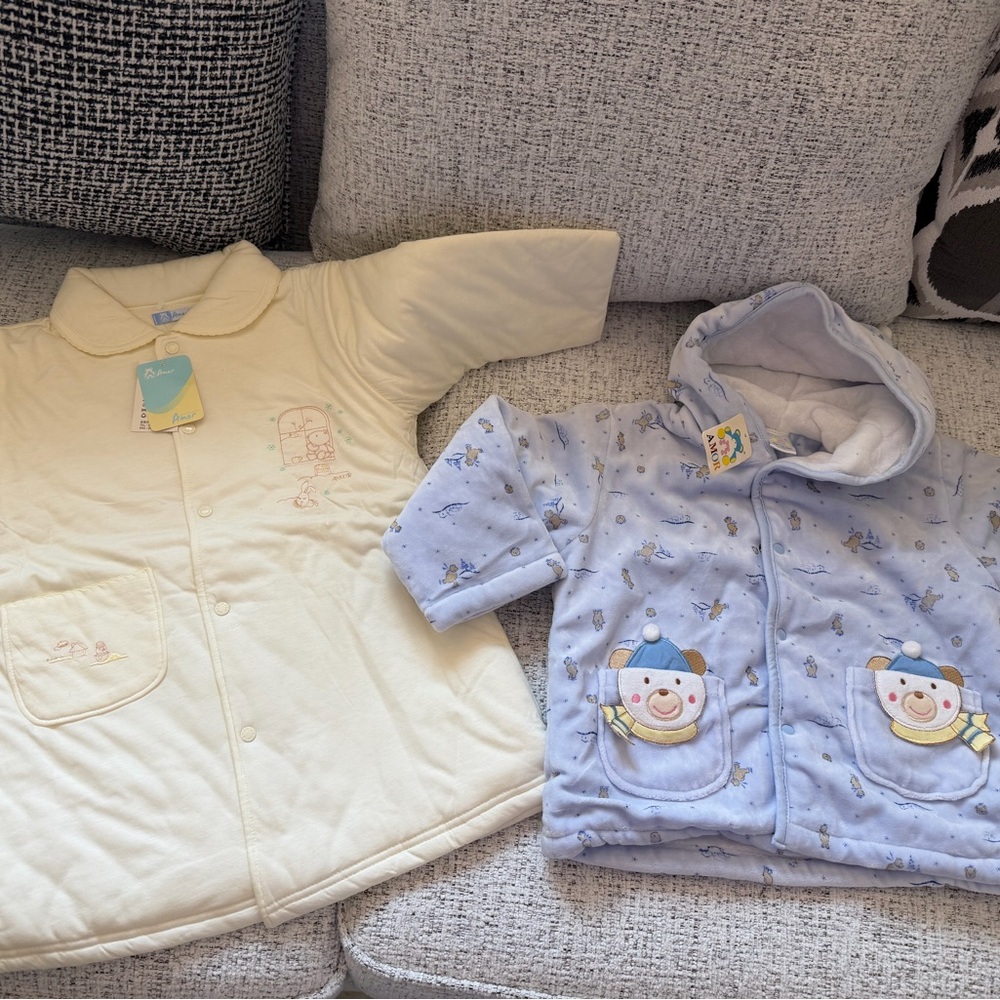 Baby Blue and Cream Jackets bundle